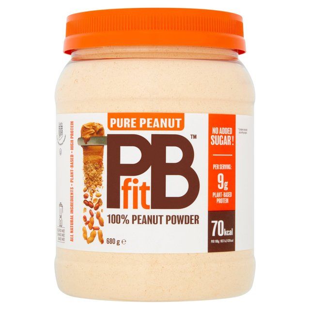 PBfit Pure Peanut Powder - 9g Plant Based Protein and 82% Less Fat 680g