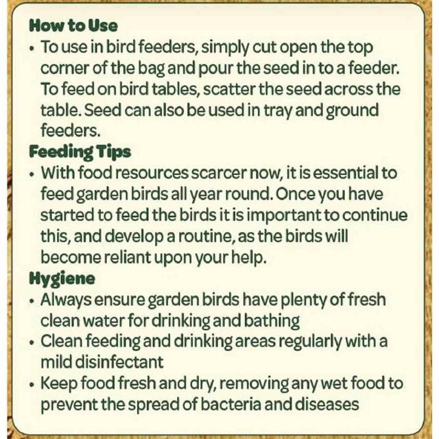 Peckish Natural Balance Seed Mix For Wild Birds 12.75kg