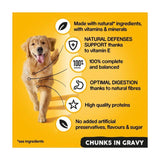 Pedigree Adult Wet Dog Food Tins Country Casseroles in Gravy 6 x 400g