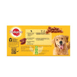 Pedigree Adult Wet Dog Food Tins Mixed in Gravy    6 x 400g