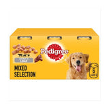 Pedigree Adult Wet Dog Food Tins Mixed in Loaf 6 x 400g