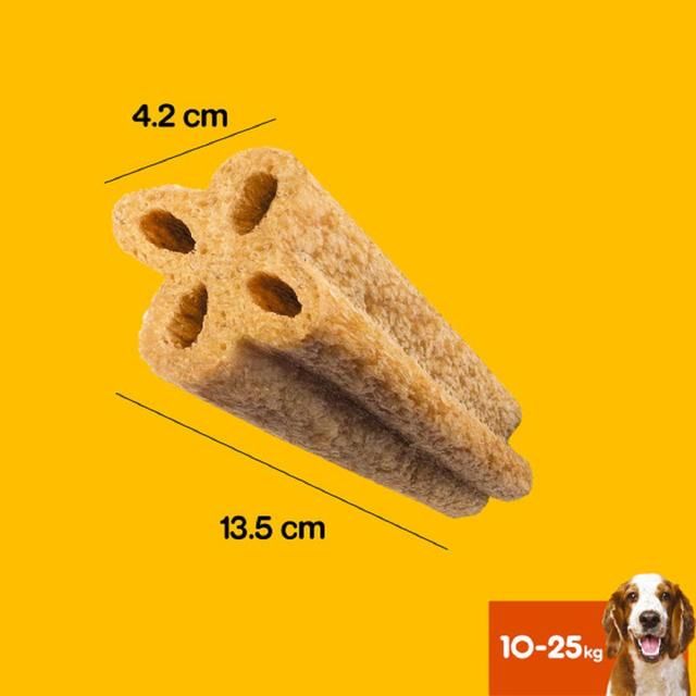 Pedigree Dentastix Advanced Medium Dog Treat Chicken Dental Chew 80g