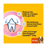 Pedigree Dentastix Advanced Medium Dog Treat Chicken Dental Chew 80g