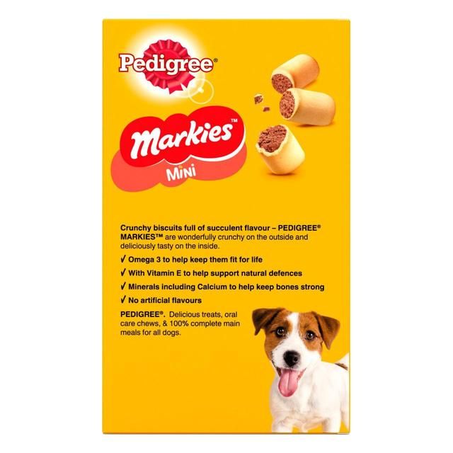 Pedigree Markies Mini Adult Dog Treats Marrowbone Biscuits 500g