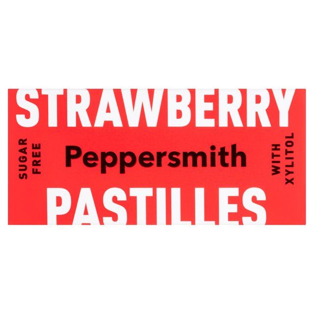Peppersmith 100% Xylitol Strawberry Pastilles 15g