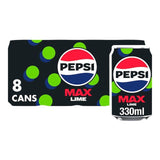 Pepsi Max Lime 8 x 330ml