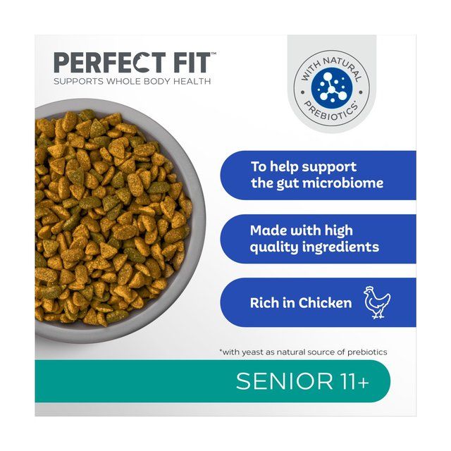 Perfect Fit Cat Complete Dry Senior 11+ Chicken 2.8kg