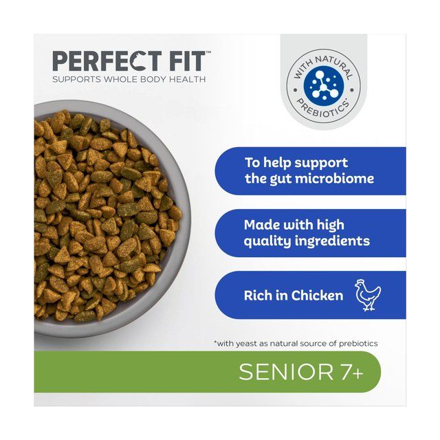Perfect Fit Cat Complete Dry Senior 7+ Chicken 750g