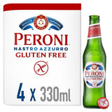 Peroni Nastro Azzurro Gluten Free Beer Lager Bottles 4 x 330ml