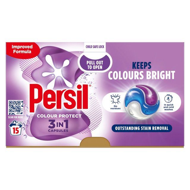 Persil 3 in 1 Laundry Washing Capsules Colour 15 per pack