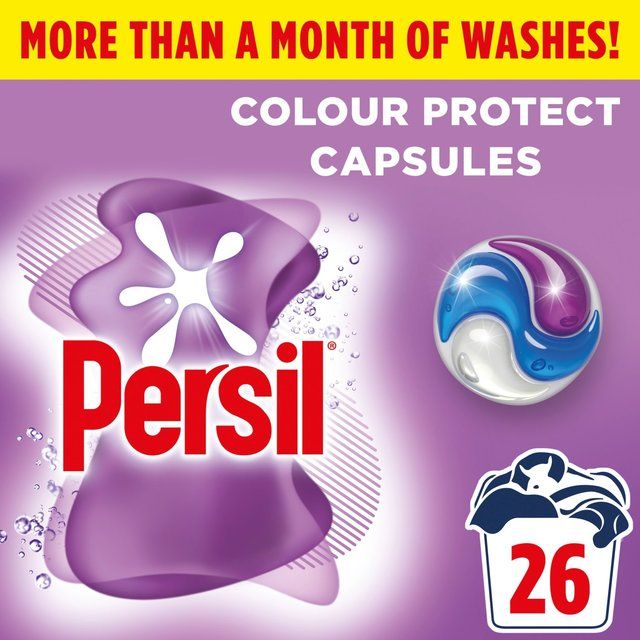Persil Colour 3 in 1 Laundry Washing Detergent Capsules 26 Washes 26 per pack