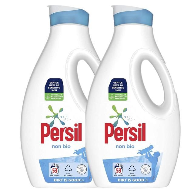 Persil Liquid Wash Non Bio 2 x 1.431L