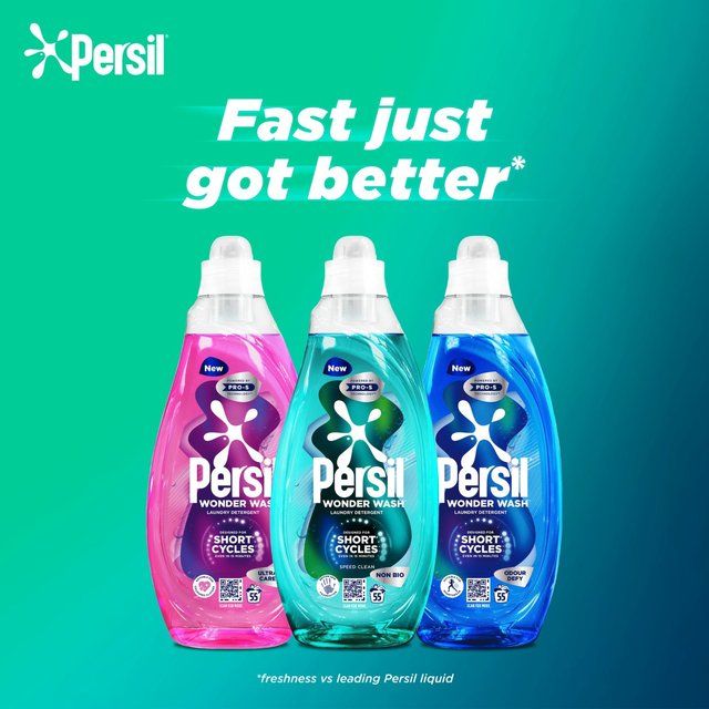 Persil Wonder Wash Speed Clean Non Bio Laundry Detergent 55 Washes   1485ml