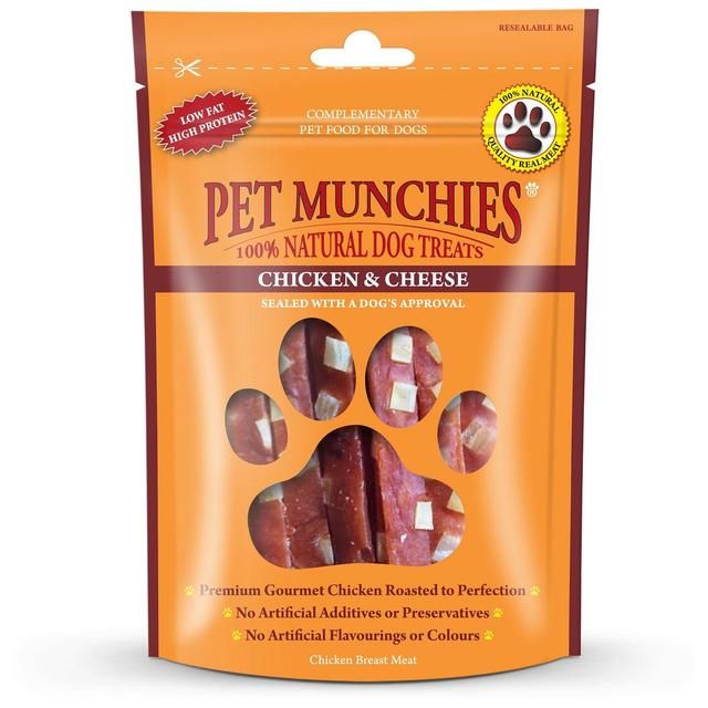 Pet Munchies Chicken & Cheese Dog Treats 100g