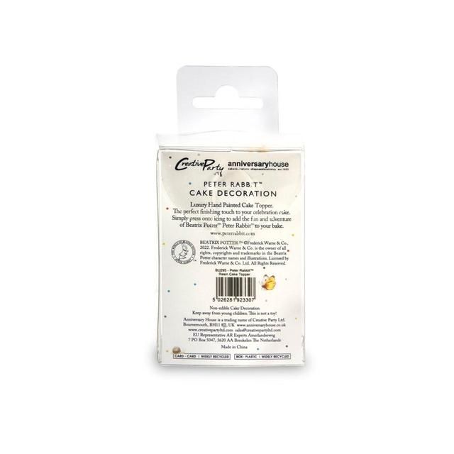 Peter Rabbit Resin Cake Topper Luxury Boxed