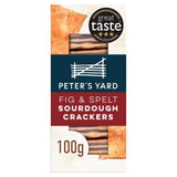 Peter's Yard Fig Sourdough Crackers 100g