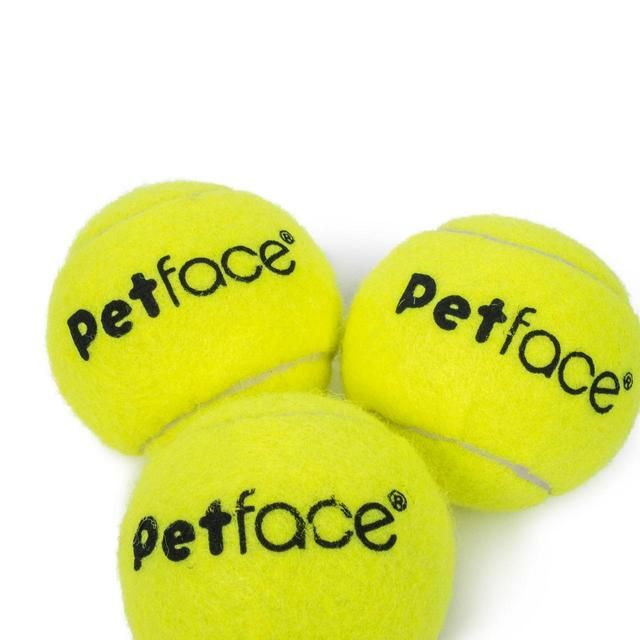 Petface Tennis Balls Dog Toy 12 per pack