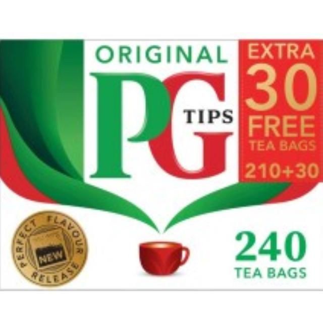 PG Tips Original Biodegradable Tea Bags 240 per pack
