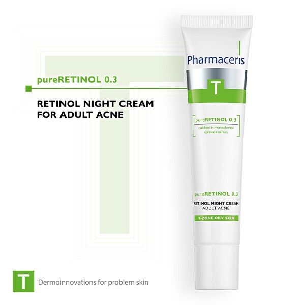 Pharmaceris T Pureretinol 0.3 Anti Acne Night Cream Adults