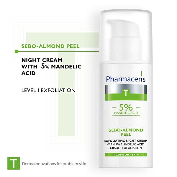 Pharmaceris T Sebo Almond Peel 5% Night Cream
