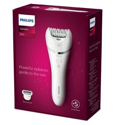 Philips Satinelle Wet & Dry Epilator Series 8000 BRE710/01