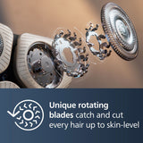 Philips Series 9000 Wet & Dry Electric Shaver with SkinIQ Technology, Charging Stand and Travel Case, S9974/35