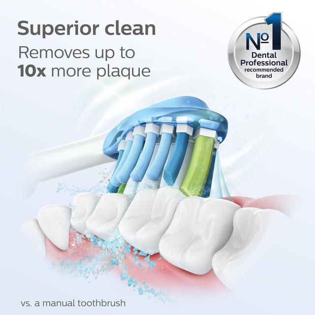 Philips Sonicare Brush Heads Premium Plaque Defence RFID (Black) 4 per pack