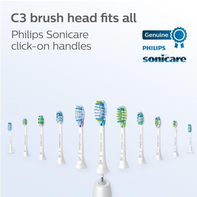 Philips Sonicare Brush Heads Premium Plaque Defence RFID (White) 4 per pack