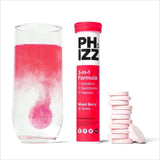 Phizz Mixed Berry 3-in-1 Hydration Electrolytes and Vitamins Effervescent 20 per pack
