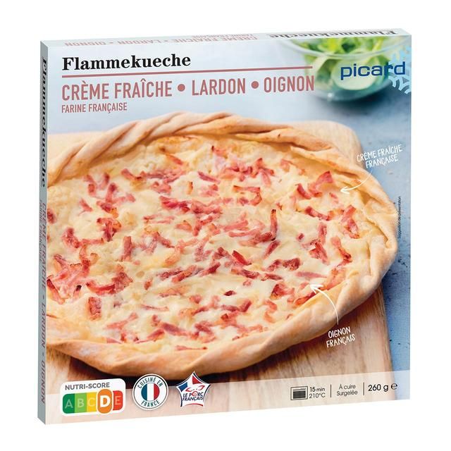 Picard Bacon Creme Fraiche & Onion Pastry Tart 260g 260g