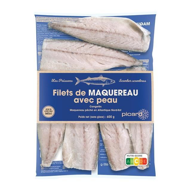 Picard Mackerel Fillets 600g