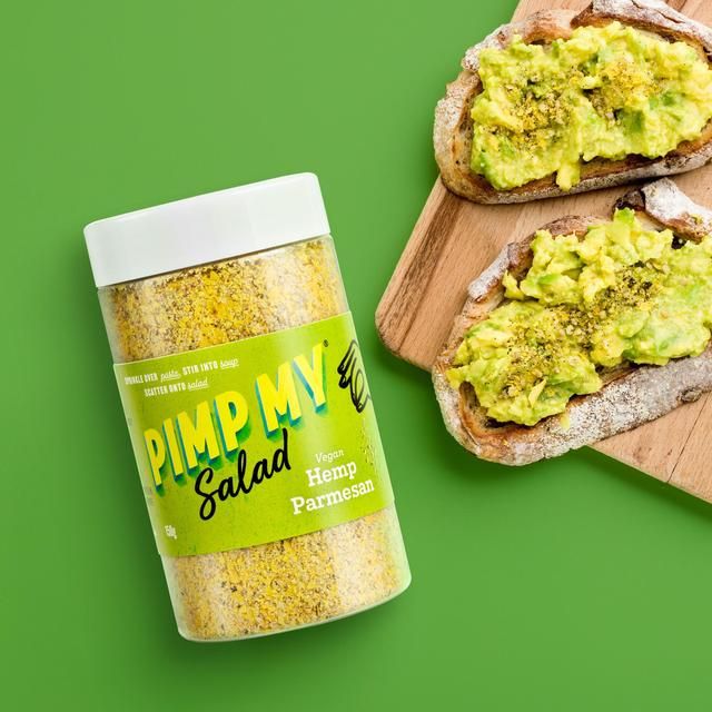 Pimp My Salad Hemp Parm Meal Topper - Recyclable PET Jar 150g