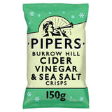 Pipers Burrow Hill Cider Vinegar & Sea Salt Sharing Crisps 150g