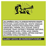 Pipers Upton Cheyney Jalapeno & Dill Sharing Bag Crisps 150g