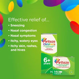 Piriteze Hayfever & Allergy Relief Antihistamine Cetirizine Tablets 30 per pack