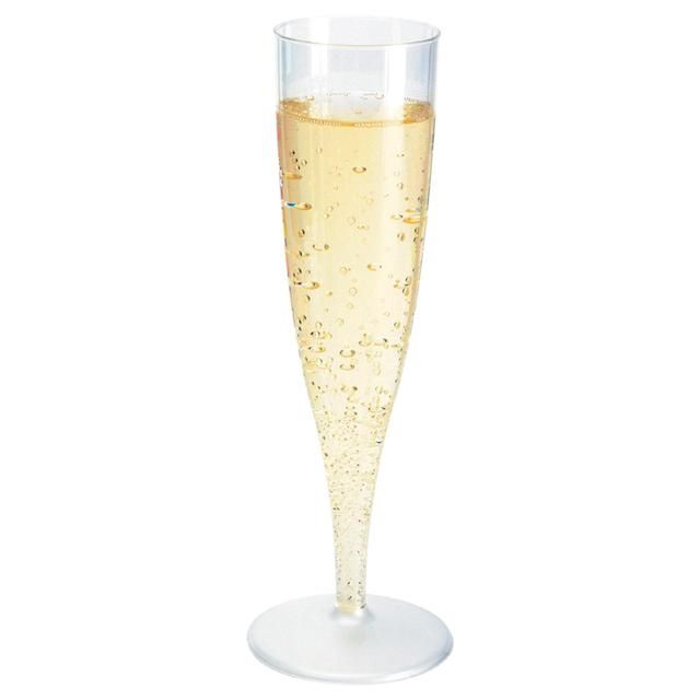 Plastic 135ml Champagne Flutes 10 per pack