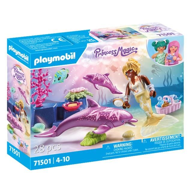 Playmobil 71501 Princess Magic Mermaid with Dolphins