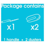 Pledge Dust It Fluffy Duster Starter Pack 1 Handle & 2 Refills