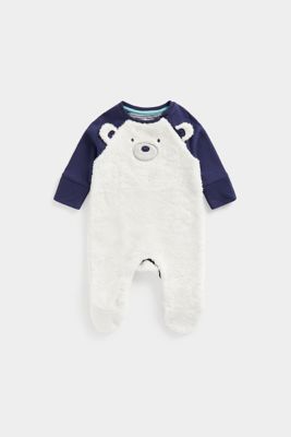 Polar Bear Fleece All In One