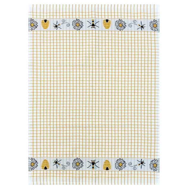 Poli-dri Jacquard Honey Bees Tea Towel