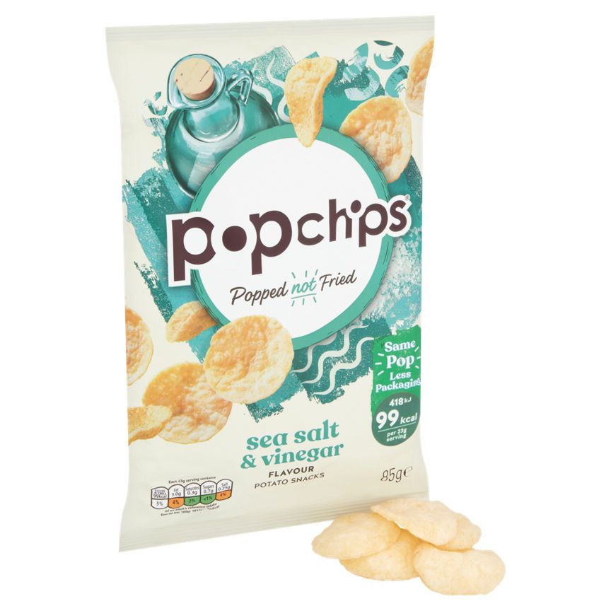 Popchips Sea Salt and Vinegar Sharing Crisps