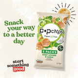 popchips Sour Cream & Onion Multipack Crisps 5 per pack