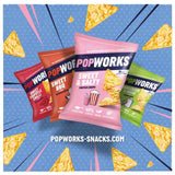 PopWorks Sour Cream & Onion Popped Crisps Sharing Bag 85g
