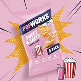 Popworks Sweet & Salty Multipack Popped Crisps   5 per pack