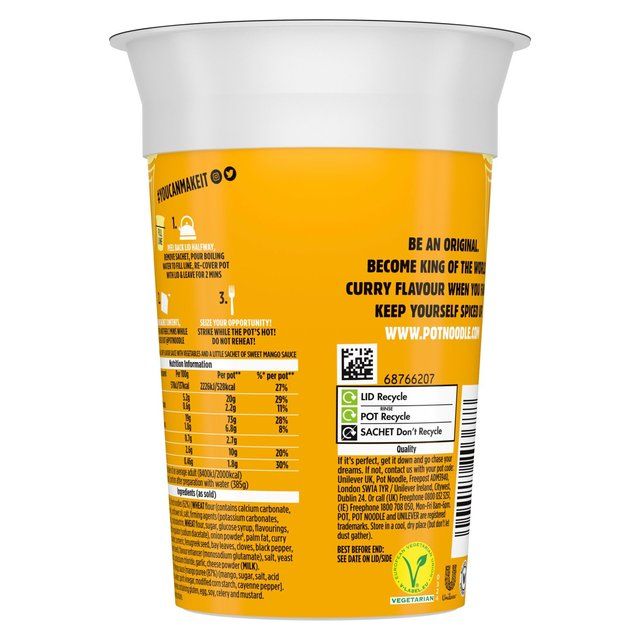 Pot Noodle King Original Curry 114g