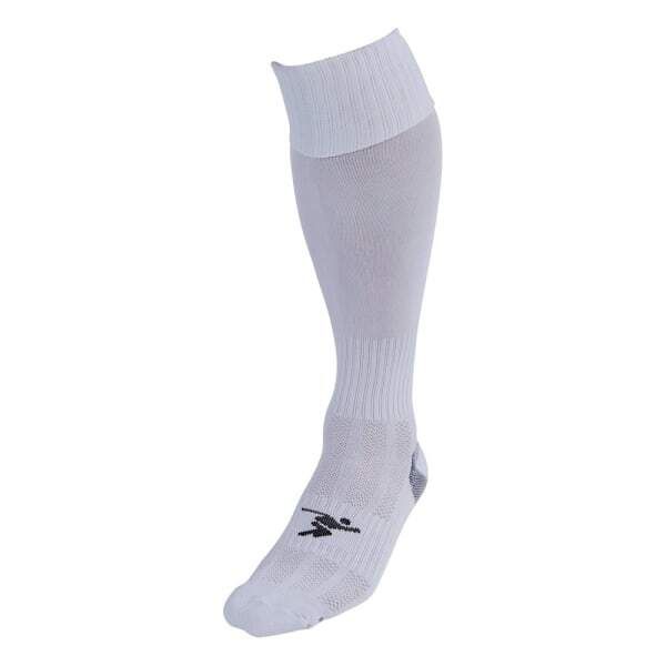 Precision Kids Pro Plain Football Socks (12 -2) White / 0.15EA