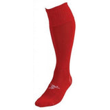 Precision Kids Pro Plain Football Socks (8 -11) Red / 0.10G