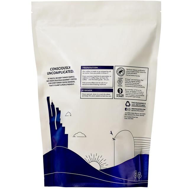 Presto Half Caf Espresso Coffee Beans 200g