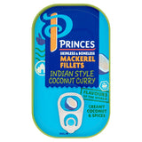 Princes Mackerel Fillets Indian Style Coconut Curry 125g
