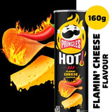 Pringles Hot Flamin' Cheese Sharing Crisps 160g